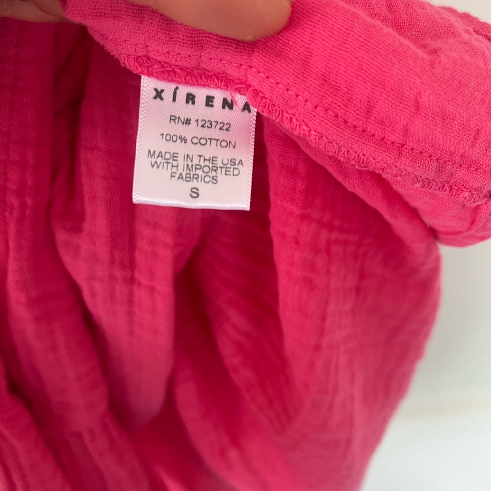 XIRENA Nissa Tiered Puff Sleeve Minidress Sz S - Picture 12 of 14